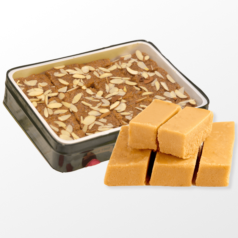 Barfi + Badam Halwa